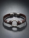 Шкіряний браслет Jiayiqi 1121, фото 7