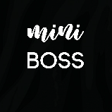 Бодік "Mini boss", Чорний, 62 р. (0-3 міс), Black, англійська, фото 3