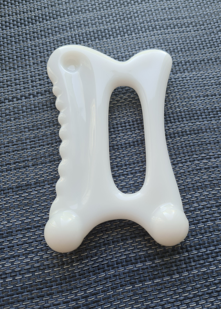 Масажер шкребок пластиковий універсальний 11.5×7 см, фото 1