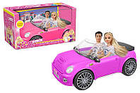 Машинка для куклы розовый кабриолет куклы Барби и Кен в наборе R468-C1