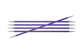 47008 Спиці шкарпеткові Zing KnitPro, 15 см, 3.75 мм