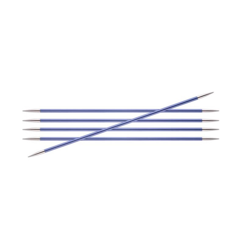 47010 Спиці шкарпеткові Zing KnitPro, 15 см, 4.50 мм