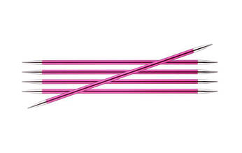 47011 Спиці шкарпеткові Zing KnitPro, 15 см, 5.00 мм