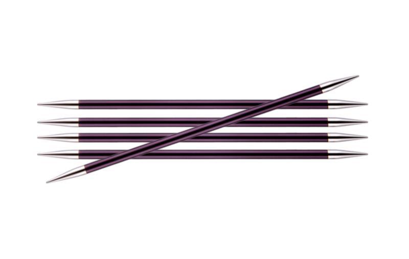 47043 Спиці шкарпеткові Zing KnitPro, 20 см, 6.00 мм