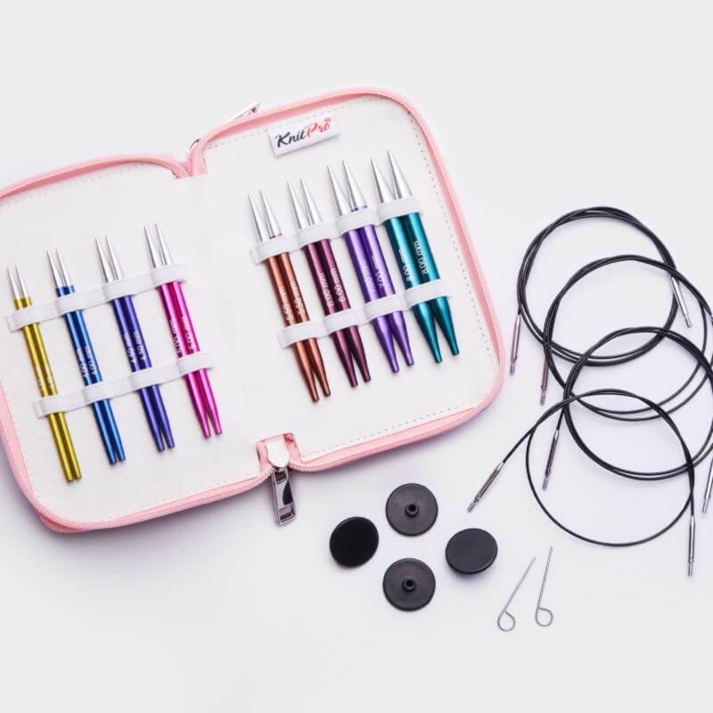 47425 Набір змінних кругових спиць 13 см ZING, укорочені KnitPro