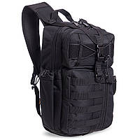 Рюкзак тактический (Сумка-слинг) с одной лямкой SILVER KNIGHT TY-5386 цвет черный hr