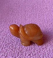 Черепаха з натурального каменю Сердолик