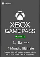 Xbox Game Pass Ultimate - 4 месяца (Xbox One/Series и Windows 10) подписка для всех регионов и стран