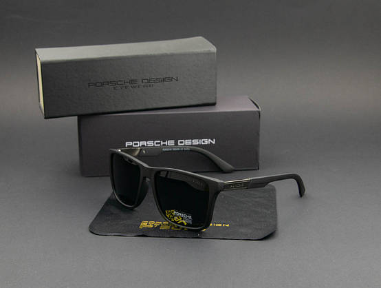 Окуляри чоловічі сонцезахисні Porsche Design поляризаційні (арт. P983) матові, фото 6