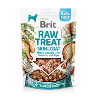 Лакомство для собак Brit Raw Treat freeze-dried Skin and Coat рыба и курица 40 г (8595602564446) p