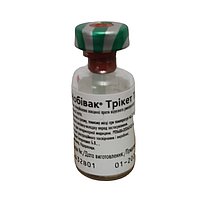 Нобивак Трикет Трио вакцина против калицивироза ринотрахеита панлейкопении кошек, 1 доза без растворителя