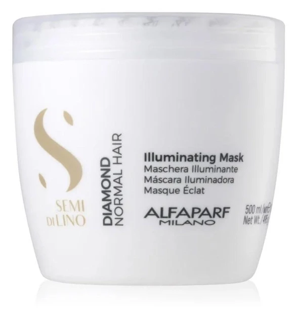 Маска для блиску волосся Alfaparf Milano Semi Di Lino Diamond Illuminating Mask 500 мл