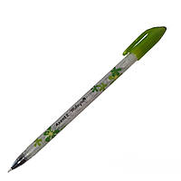 Ручка кулькова синя 0,5 мм, Axent Milagro Green