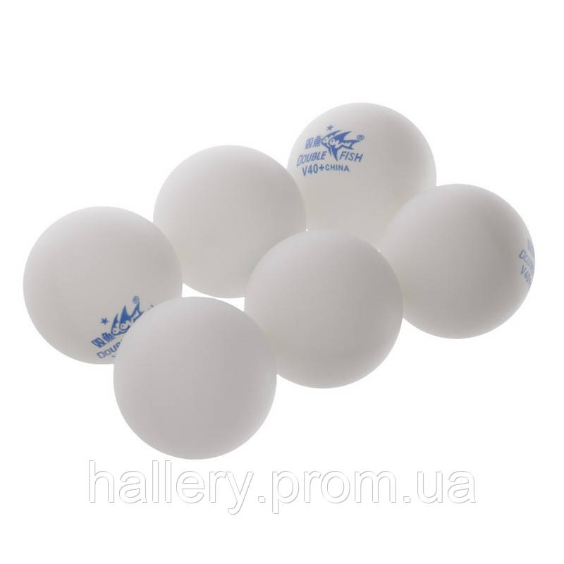 Набор мячей для настольного тенниса DOUBLE FISH 1* 510280 цвет белый hr - фото 6 - id-p2180765580