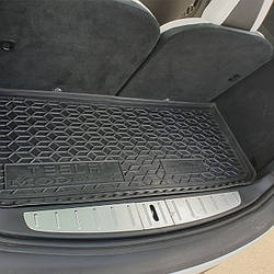 Килимок Tesla Model X 2016- задній (7м малий) AvtoGumm Автокилимок в багажник Тесла Модель Х