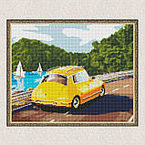 Алмазна мозаїка/вишивка Яскрава подорож з голограмними стразами 40*50 см Ідейка AMO 7735, фото 5