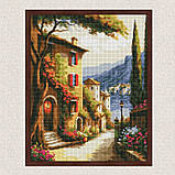 Алмазна мозаїка/вишивка Курортне містечко. Пейзаж 40*50 см Ідейка AMO 7746, фото 3