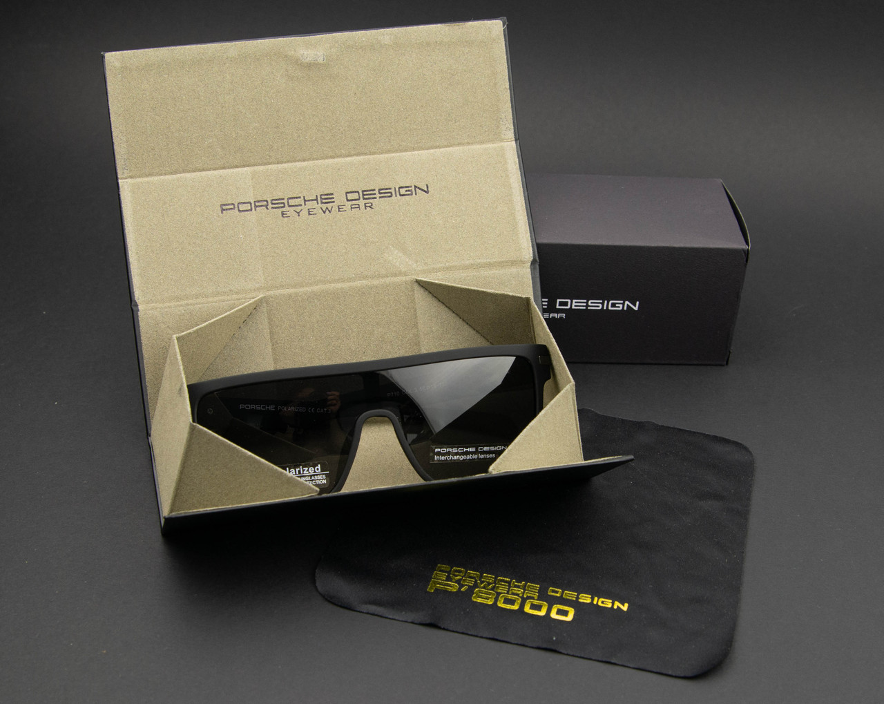 Окуляри чоловічі сонцезахисні Porsche Design поляризаційні (арт. P710) матові