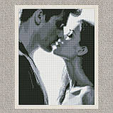 Алмазна мозаїка/вишивка Ніжний поцілунок. 18+ 30*40 см Ідейка AMO 7872, фото 2