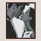 Алмазна мозаїка/вишивка Ніжний поцілунок. 18+ 30*40 см Ідейка AMO 7872, фото 3