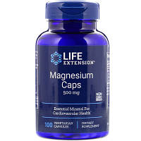 Минералы Life Extension Магний, Magnesium, 500 мг, 100 вегетарианских капсул (LEX-14591) p
