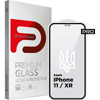 Стекло защитное Armorstandart Pro 3D LE Apple iPhone 11 / XR Black (ARM65653) p