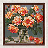 Алмазна мозаїка/вишивка Витончений букет 30*30 см Ідейка AMO 7887, фото 3