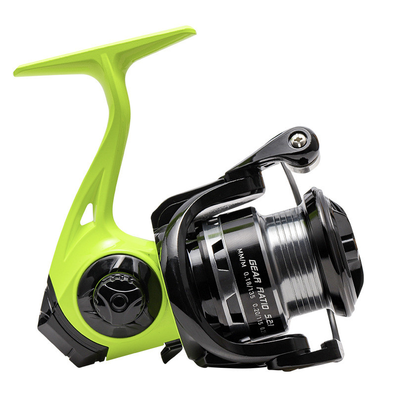 Спінінгова котушка Fish Reel MX4000 Green 13+1BB 5.2:1 Метал шпуля, фото 1