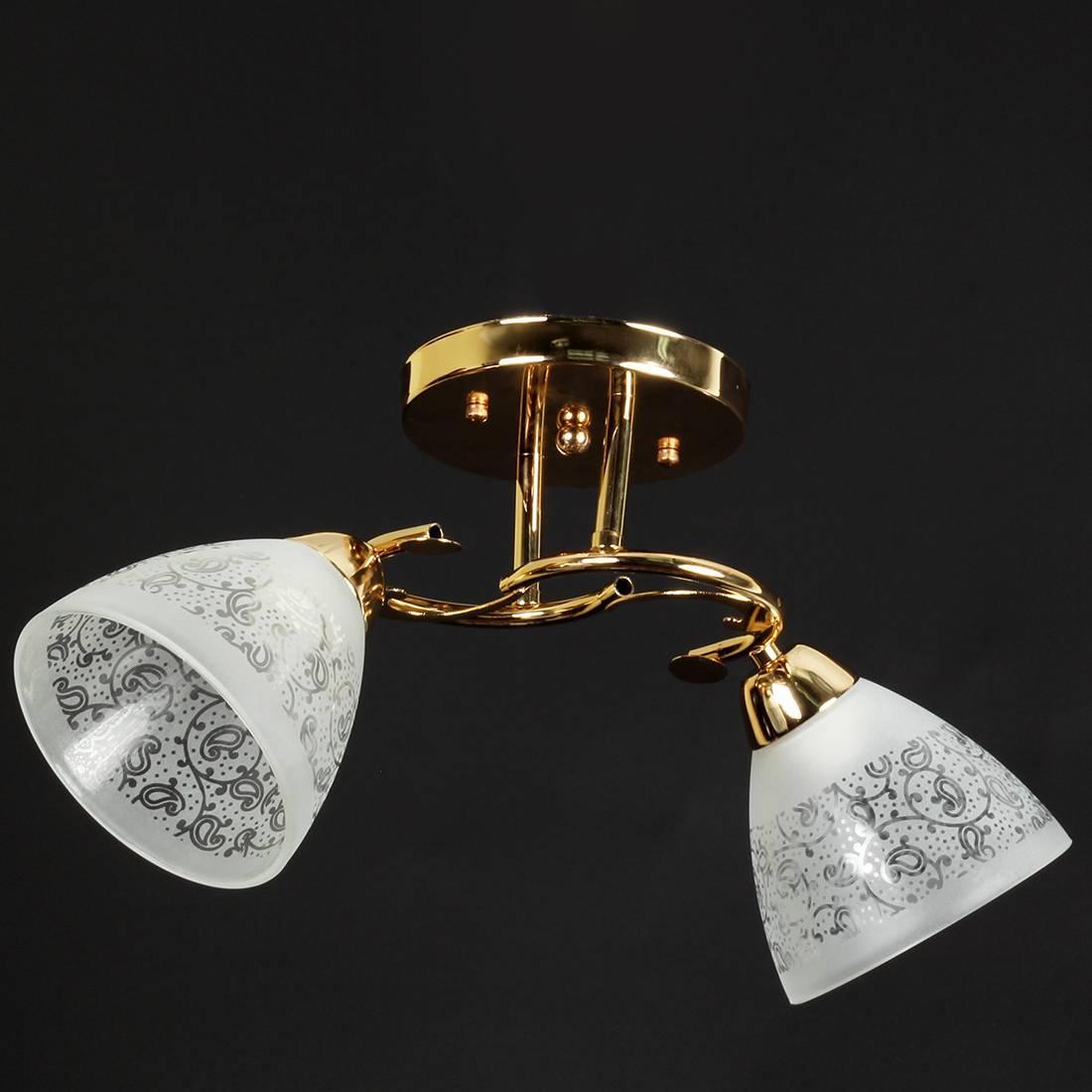 Люстра стельова на два плафони