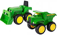 Игрушки для песочницы John Deere Kids 35874 Трактор и самосвал Набор для игры в песке