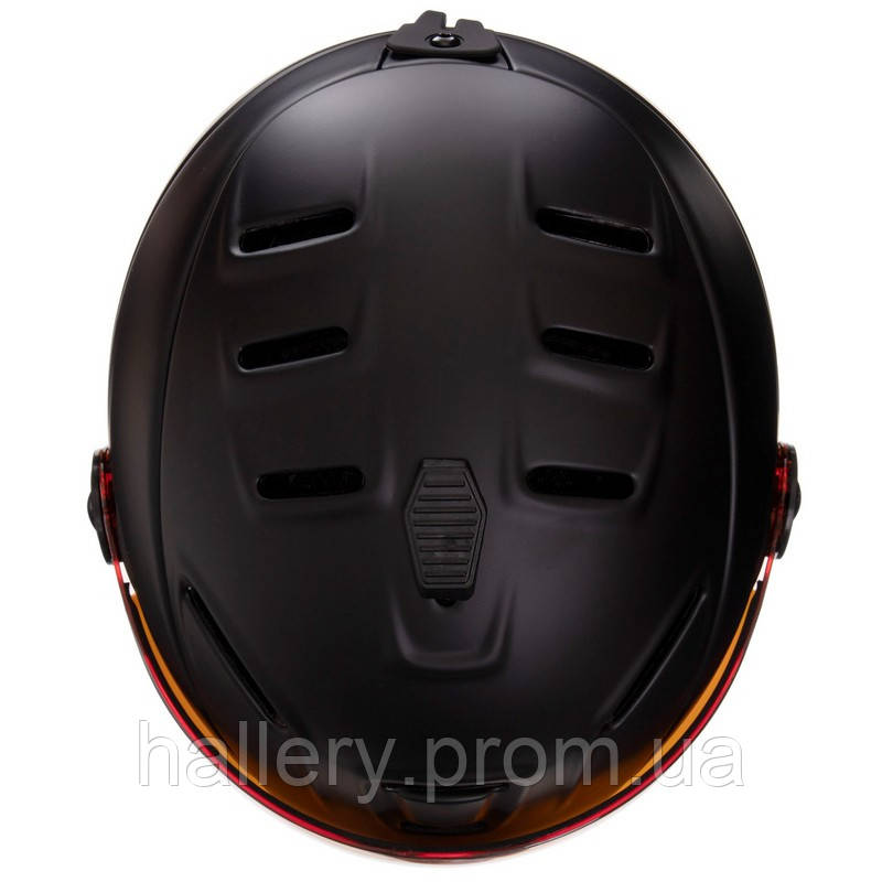 Шлем горнолыжный MOON Zelart MS-6296 размер M (55-58) цвет черный hr - фото 9 - id-p2180777604