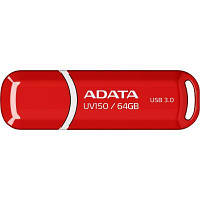 USB флеш наель ADATA 64GB UV150 Red USB 3.0 (AUV150-64G-RRD) p
