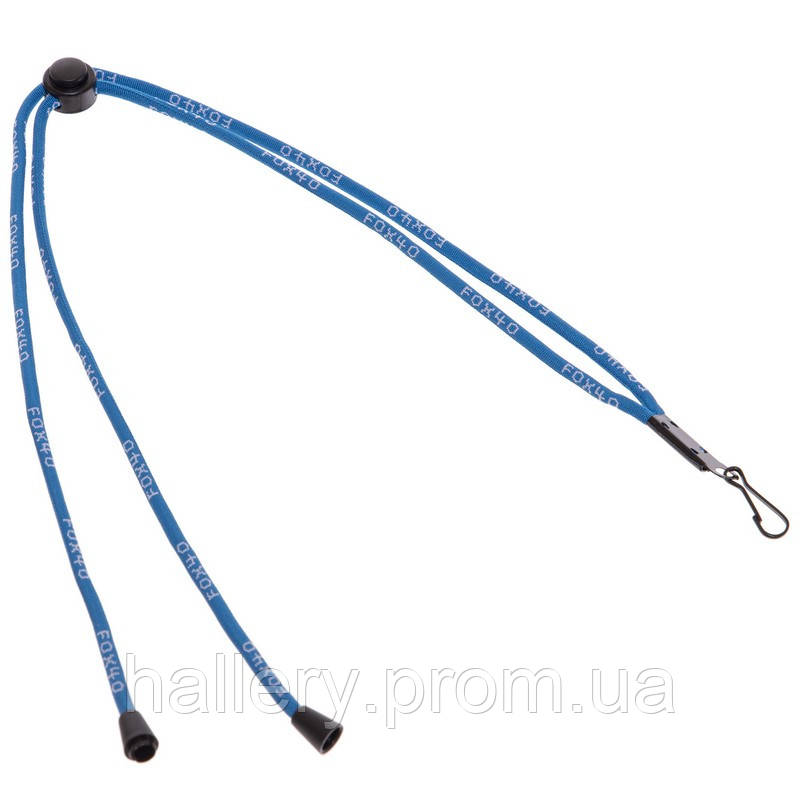 Шнурок-ремешок для свистка с карабином BREAKAWAY LANYARDS FOX40-100 цвет синий hr - фото 10 - id-p2180777668