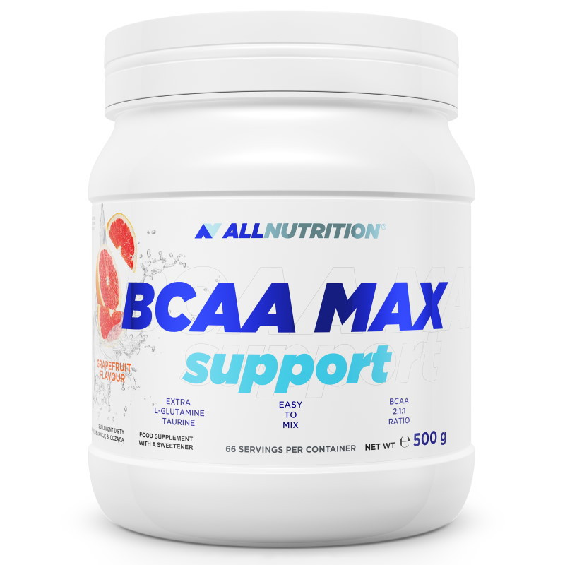 Аминокислота BCAA AllNutrition BCAA Max Support, 500 грамм Грейпфрут CN1314-3 SP - фото 1 - id-p2180790258