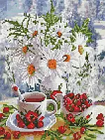 Алмазна мозаїка, Ромашки й ягоди, EJ1383, Rainbow Art
