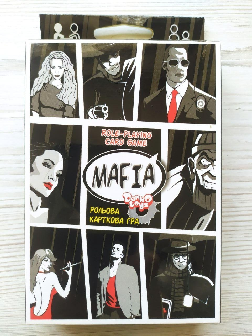 Карткова гра Danko Toys Мафія МІНІ (Укр/Англ) (DT G52EN)