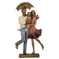 Декоративна романтична статуетка "Весняна прогулянка" від китайського бренду Lefard висота 29 см