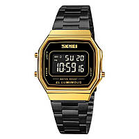 Часы наручные мужские SKMEI 1647GDBK, фирменные спортивные часы, оригинальные мужские часы