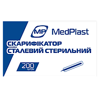 Скарификатор стальной стерильный MP MedPlast 200 шт