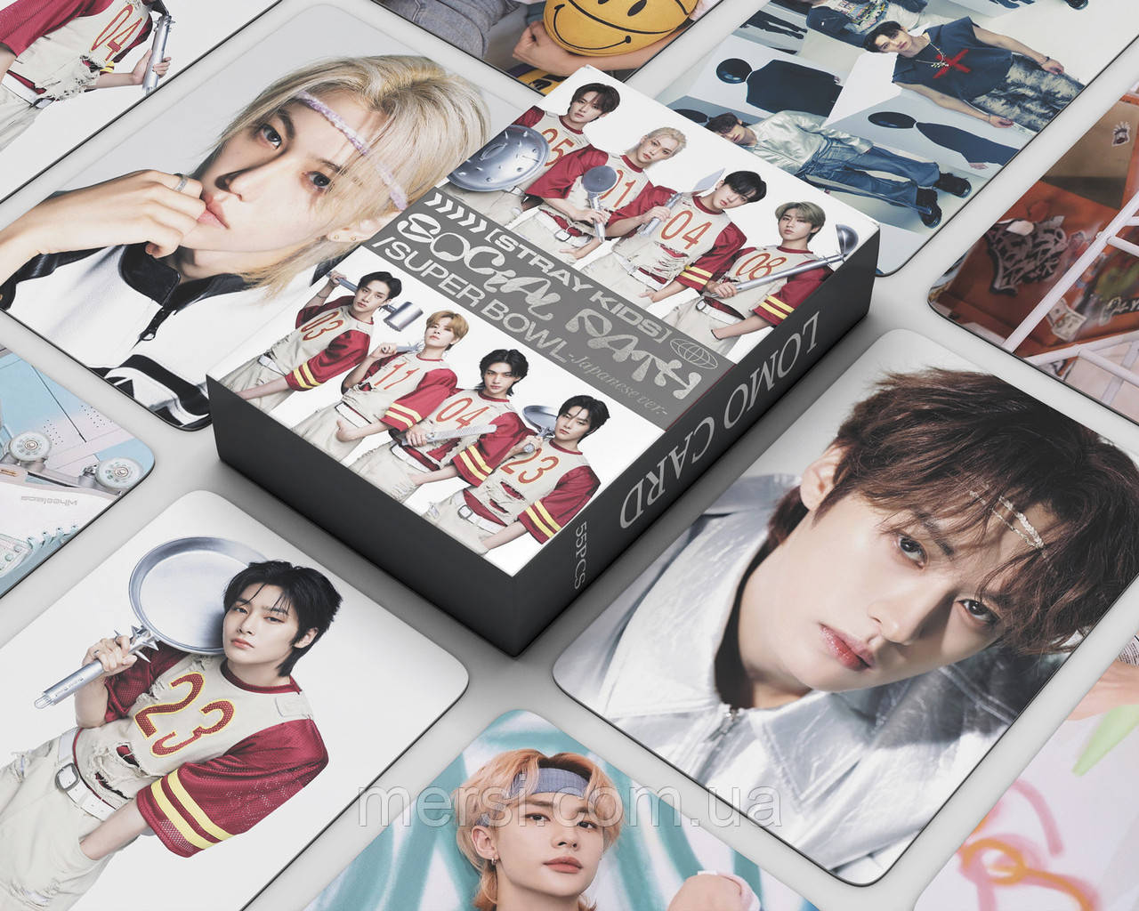 Карточки stray kids K-POP lomo кейпоп карти к поп стрей кідс стрэйкідс СК - Social Path 1 -  55 шт