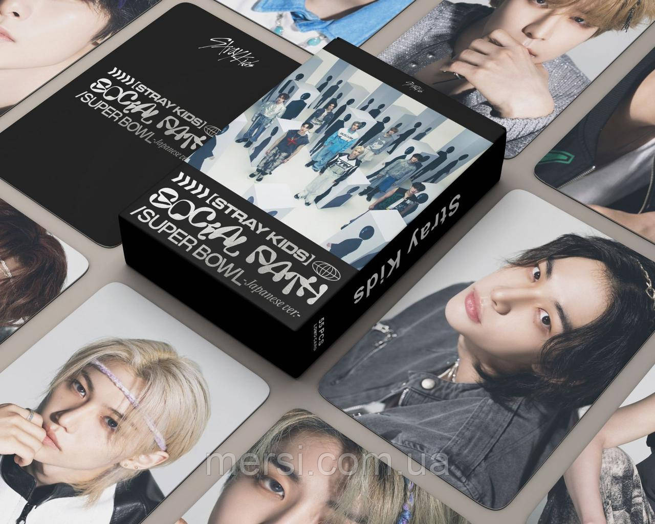 Карточки stray kids K-POP lomo кейпоп карти к поп стрей кідс стрэйкідс СК - Social Path 3 -  55 шт