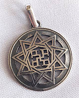 Духовна сила в Зірці Інглії оберіг срібло 925 проби