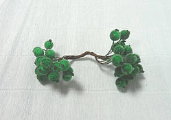 Ягоди калини в цукрі, Зелені