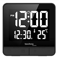 Годинник Настільний Електронний для дому Technoline WT375 Black (WT375) Німеччина, фото 4