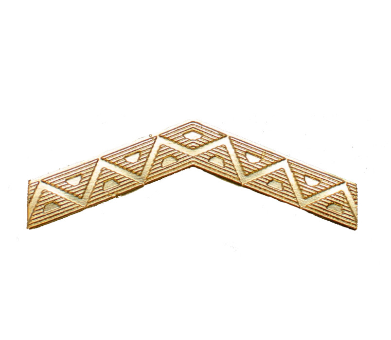 Личка НОВА ВУЗЬКА метал ЛАТУНЬ, фото 1