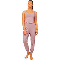 Костюм спортивный женский для йоги штаны и кроп-топ V&X SP131-CK7900 размер S цвет лиловый hr