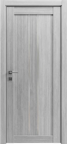 Міжкімнатні Двері Гранд Lux 1 Дрімвуд сірий скло сатин, фото 1