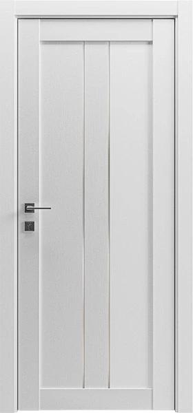 Міжкімнатні Двері Гранд Lux 1 Клен білий скло сатин