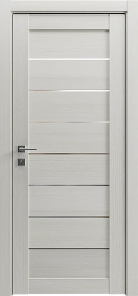 Міжкімнатні Двері Гранд Lux 2 Сосна крем скло сатин, фото 1