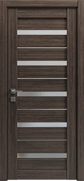 Міжкімнатні Двері Гранд Lux 4 Дрімвуд темний скло сатин, фото 1
